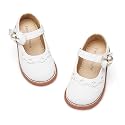 Felix &amp; Flora Toddler Little Girl Princess Dress Shoes-Mary Jane Flats for Girl Party School Shoes