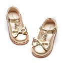 Felix &amp; Flora Toddler Little Girl Princess Dress Shoes-Mary Jane Flats for Girl Party School Shoes