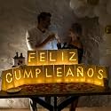 WYMM Feliz Cumpleaños Birthday Light Up Letters, Spanish Banner Decor