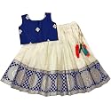 FELIZ THE DESIGNER STUDIO Baby Girls Readymade South Indian Pattu Pavadai Lehenga Choli Set For Kids