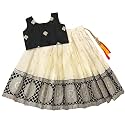 FELIZ THE DESIGNER STUDIO Baby Girls Readymade South Indian Pattu Pavadai Lehenga Choli Set For Kids
