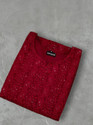 Felopie Women Chikan Embroidery A-line Kurta