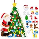 Felt Christmas Tree for Toddlers, DIY Wall Hanging Xmas Tree with Ornaments