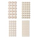 Felt Furniture Pads for Hardwood Floors 164 Piece, Furnigear Anti Scratches Felt Pads for Round Chair Feet Self Adhesive Chair Felt Pads Sliders Moving Your Furniture Smoothly, Beige