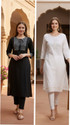 Fem Collection Women Printed Straight Kurta
