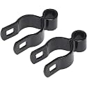 Female Gate Hinge - Pressed Steel, High Corrosion Resistance, Long Life Span - 2 Per Pack - Includes Required Carriage Bolt (Black Coated Steel, 1-5/8")