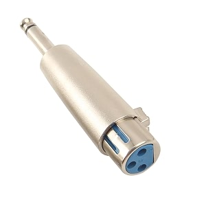 female xlr to 14-inch 635mm mono male adapter 2 pieces