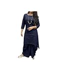Femezone Women39s Linen Blend Cotton Dhoti Kurta