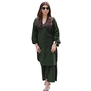 Femezone Women Cotton slub Co-ord Kurta and