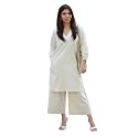 Femezone Women Cotton slub Co-ord Kurta and