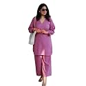 Femezone Women Cotton slub Co-ord Kurta and