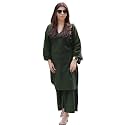 Femezone Women Cotton slub Co-ord Kurta and