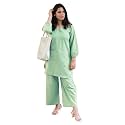 Femezone Women Cotton slub Co-ord Kurta and