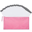 Feminine Personal Disposal Seal Bags- 100 White Opaque Seal Bags for Sanitary, Discreet Disposal for Tampons, Pads, and Liners (Pink)