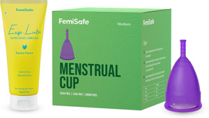FemiSafe Menstrual Cup and Lubricant 50 ml