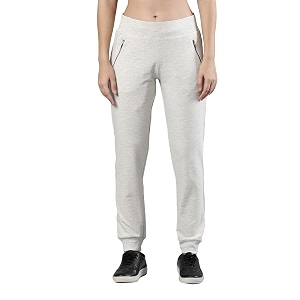 femmora comfortable fit jogger soft and breathable cotton fabric with elastic waistband closure and 2 side metal zip pockets for womenpack of 1