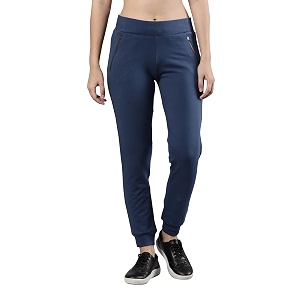 femmora comfortable fit jogger soft and breathable cotton fabric with elastic waistband closure and 2 side metal zip pockets for womenpack of 1