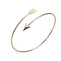Femnmas Golden Boho Arrow Cuff Bracelet for Girls