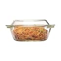 Femora Glass Solid Casserole - 2000ml, Set of 1, Transparent