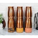 Femora Glass Jar- 1750 ml, 6 Pieces, Gold