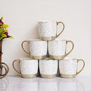Femora Pack of 6 Bone China Indian