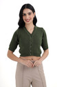 FEMULA V-Neck Women Blouse