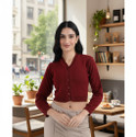 FEMULA V-Neck Women Blouse