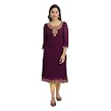Femvy Designer Georgette Embroidred Kurti for Women