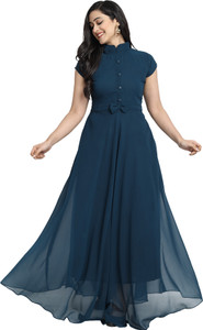 femvy flareda-line gown