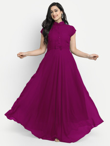 femvy flareda-line gown