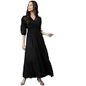 Femvy Women39s Fit and Flare Maxi Dress