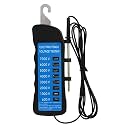 Fence Tester, Multi Light Voltage Detection, 600-7000V Range, ABS Material, Portable, for Farm Livestock
