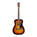 Fender CC-60S Concert Acoustic Guitar, with 2-Year Warranty, 3-Color Sunburst