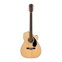 Fender CC-60SCE Concert Cutaway Acoustic Guitar, with 2-Year Warranty, Natural