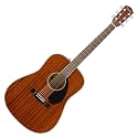 Fender CD-60S Dreadnought Acoustic Guitar, All-Mahogany, 2-Yr Warranty