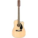 Fender CD-60SCE 12-string Dreadnought Acoustic Guitar, Natural