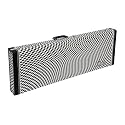 Fender Classic Series Hardshell Wood Electric Guitar Case, Stratocaster/Telecaster, Wavy Checkerboard