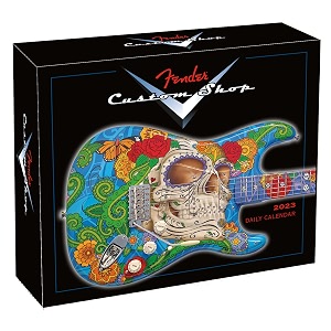 fender custom shop guitar 2023 daily calendar boxeddaily 365 day combined