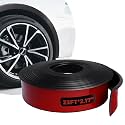 Fender Flares Edge Trim,Car Wheel Eyebrow Arch Trim Lips Strip Fender Flare Protector, Fender Flare Rubber Seal for Car and Truck Wheel Arch Well Black, 23ft(l) x0.14ft(w)