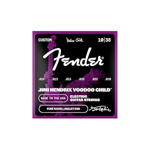 fender hendrix voodoo child bullet end nickel 10-38