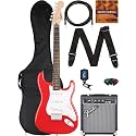 Fender Squier Bullet Stratocaster HT - Fiesta Red Bundle with Frontman 10G Amplifier, Gig Bag, Instrument Cable, Strap, Picks, and Austin Bazaar Instructional DVD