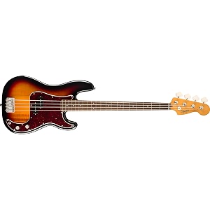 squier classic vibe 3960s precision bass laurel fingerboard 3-color sunburst finish 4-string electric bass guitar model 0374510500