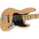 Squier Classic Vibe '70s Jazz Bass V, 5-String Electric Bass Guitar, Maple Fingerboard, Natural Finish, Model 0374550521