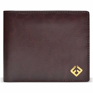 fendo kibisis genuine vegan leather wallet for men  durable and lightweight wallets for men  slim wallet for easy use  6 credit card slots  2 currency compartments  black