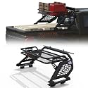 OX ROX Fengzai Series Sport Roll Bar | for Ford F150/F-Series,Silverado 1500, Ram 1500/2500, Sierra,Tundra | Adjustable No-Drill Installation | Light Mount | with Cargo Basket