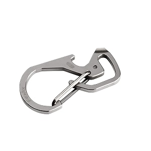 fenix lights by lightmen tc4 titanium multi purpose snap hook bottle opener straight screwdriver keychain