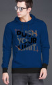 Fenoix Men Full Sleeve Printed Hooded Sweatshirt
