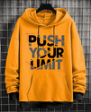 Fenoix Men Full Sleeve Printed Hooded Sweatshirt