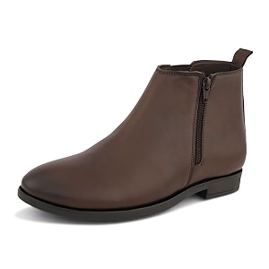 FENTACIA Leather Chelsea Boots for Men