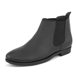 FENTACIA Leather Chelsea Boots for Men